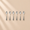 Kishco Milan Stainless Steel Tea Spoon, Set of 6 (13.2 cm)