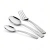 FnS Madrid 18 Pcs Hammered Finish Cutlery Set with Leatherette Box