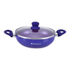 Wonderchef Blueberry Aluminium 24cm Wok Non-Stick Induction Friendly
