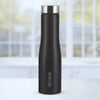 Borosil Swan Stainless Steel Non-Insulated Water Bottle - Black