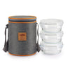 Cello Royale Glass Lunch Box Set of 3