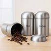 Kraft High Dome Stainless Steel Canister Set 2 & 3 Pc