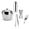 FnS 5-Pc Plain Stainless Steel Bartender Kit