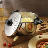 Vinod Stainless Steel Pasta Pot with Strainer Lid 6.8L