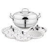 Bergner BE Essentials Tri-Ply Stainless Steel  Multi Kadai with Lid