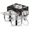 Bergner Essential Plus Stainless Steel 4 Pcs Casserole Set with Lid