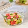 Borosil Klip N Store Plus Square Glass Container 800ml