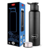 Pigeon Plastic, Stainless Steel Inox Hydra Duo, Dual Cap, All In One Bottle 900Ml, Black