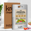 Kraft Stainless Steel Chopping Board for Kitchen - 31L x 20W cm