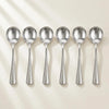 Kishco Milan Stainless Steel Soup Spoon, Set of 6 (16.7 cm)