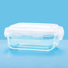 Borosil Larah Everyday Klip N Store Rectangular Glass Container 370ml