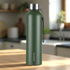 Borosil Laguna Green Stainless Steel Bottle 1L