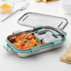Borosil Slim Lunch Box Set Green