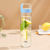 Borosil Neo Borosilicate Glass Water Bottle Blue 1L
