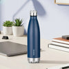 Borosil Bolt Vacuum Insulated Stainless Steel Bottle 500ml - Blue