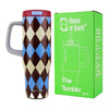 House of Quirk 1200ML Stainless Steel Tumbler - (Retro Plaid)