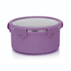 Signoraware Lock N Store Microsafe Round Steel Container with Steel Lid 1050ml