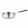 FnS NuChef Stainless Steel Mini Triply Fry Pan 14cm Induction & Gas Compatible