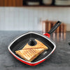 Hawkins Die Cast Grill Pan 30cm with Glass Lid (DCGP30G)