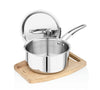 Tosaa SS Tri-Ply Sauce Pan with Lid 16cm