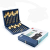 FnS Velora Gold-PVD 18 Pcs Cutlery Set with Box