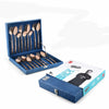 FnS Sorrento Rose Gold 18 Pcs Cutlery Set with Box