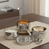 Vinod Stainless Steel Bombay Tiffin 3 Compartment 9 Inch
