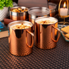 FnS Stainless Steel Coffee Mugs Rose Gold Finish