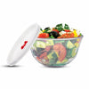 Signoraware Prism Borosilicate Glass Serving Bowl 1000ml with Lid