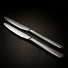 Vicky Ratnani Collection by FnS Nexa 2 Pcs Dinner Butter Knife Set Premium Sleek Contemporary Handle