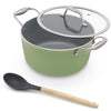 Asai Ceramic Dutch Oven 24cm (4L)  - Green