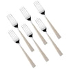 Montavo by FnS Lush Laser Design 6 Pcs Stainless Steel Dinner Fork Set