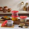 Tupperware Midget Modular Round 200ml Set of 4 Pieces Airtight Mini Containers
