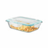 Signoraware Lock N Store Glass Container Rectangular 640ml