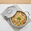 Vinod Doniv Titanium Triply Stainless Steel Kadhai with Cover 24cm