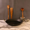 Zishta Iron Flat Bottom Paella Pan Large Induction Friendly