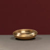 Zishta Kansa Snack Plate Handcrafted Bronze Serveware