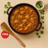 SOLARA BlackForge Cast Iron Kadai | Pre-Seasoned | Naturally Non-Stick | Gas Compatible