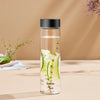 Borosil Neo Borosilicate Glass Water Bottle Black 550ml