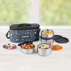 Borosil CarryFresh Steel Lunch Box Office Tiffin Set of 3