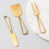 Nestroots Edam Cheese Knives Set of 3 Stainless Steel