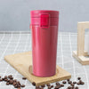 Urbane Home Stainless Steel Insulated Coffee Tumbler with Sipper Lid | 380 ML | Red
