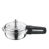 Vinod Platinum Triply Stainless Steel Deep Pan Pressure Cooker Mini with Lid Induction Friendly