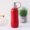 Kuber Industries Pack of 2 Vacuum Insulated Stainless Steel Sipper Bottle | Hot & Cold | 750 ML | Red