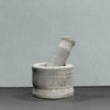Zishta Hardstone Hand Chiseled Mortar and Pestle Traditional Kitchen Accessory