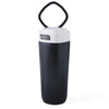 UMAI Anti-Fall Coffee Travel Tumbler with Suction Bottom | 480ml | Stainless Steel | Black