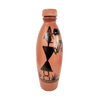 Mitti Cool Clay water bottle with Painting Krishana